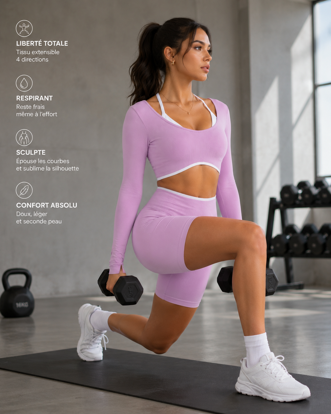 ZÉLYA SculptFit™ – Ensemble Sport Sans Couture